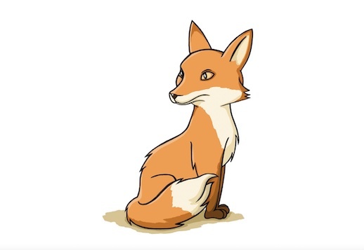 Draw a fox